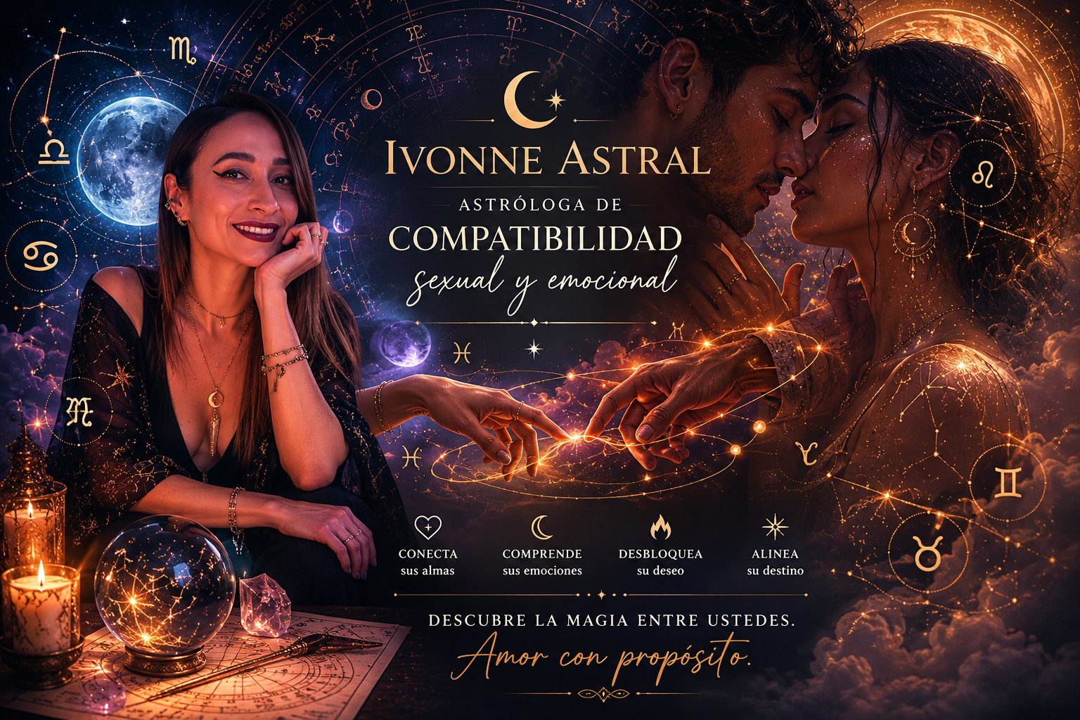 Ivonne Astral — astróloga de compatibilidad